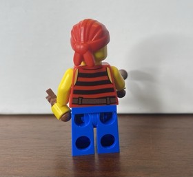Lego Pirates 3 Minifigure - Black Red Stripes, Scar Pirate (pi161) 70412 Fort 20