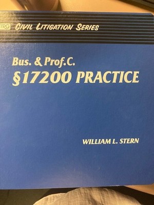 Bus. & Prof. C. 17200 Practice 2023 - The Rutter Group