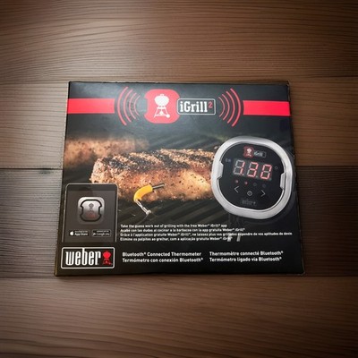 Weber iGrill2 7203 Digital Bluetooth Thermometer With Box, 2 Meat Probes