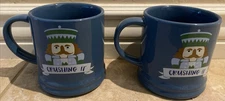 Christmas Threshold 2 Coffee Cups Crushing It Nutcracker Porcelain Mugs 16 oz