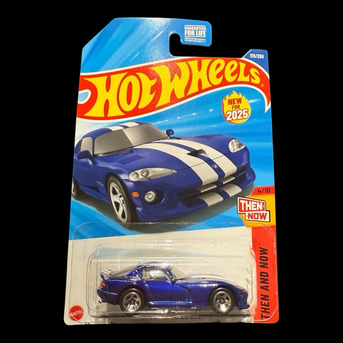 ERROR HOT WHEELS 2025 #176 BLUE 96 DODGE VIPER GTS J Case | eBay