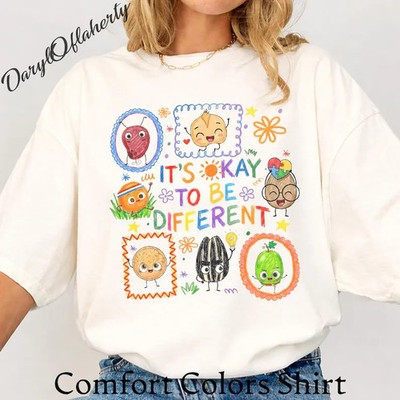 Its Okay To Be Different Comfort Tee Positive Quote Gift