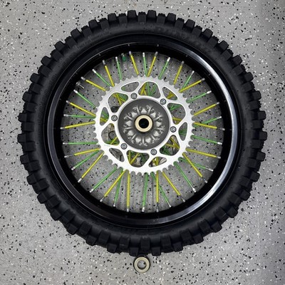 2021 KAWASAKI KX450F KX 450 F REAR WHEEL ASSEMBLY RIM SPOKES HUB OEM 19-26