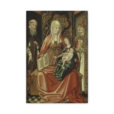 Unidentified (Spanish) - Saint Anne with Virgin and Child - Canvas Wall Art