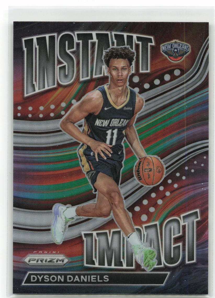 2022-23 Panini Prizm Dyson Daniels Silver Instant Impact (RC) #21