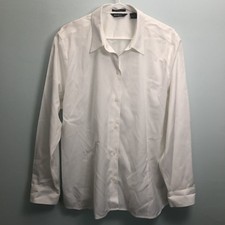 Eddie Bauer Mens Button Up Shirt Size XXL Long Sleeve Lastol Wrinkle Resistant