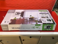 2 Used Sanus TV Wall Mount SLF428-B1 Black 37...