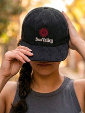 Vintage Sun Valley Black & Green Snapback Hat