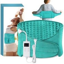 Heating Pad Back Pain Relief Electric Heating Pad for Period Cramps Lower Bac...