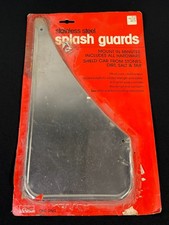 Vintage Montgomery Ward Stainless Steel Splash Guards Pair Nos Damaged Package