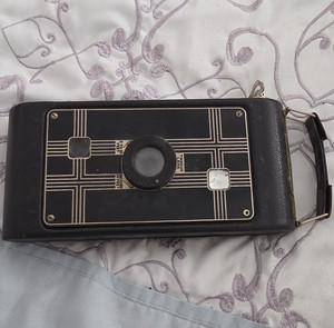 Kodak Six-20 Folding Bellows Camera Black Twindar Lens 6x9 Format