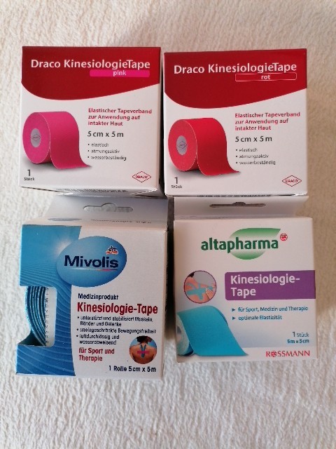 4x Kinesiologie-Tape 5cmx5m Draco, dm, Rossmann