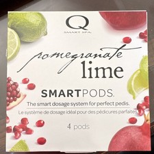 Q Smart Spa SmartPods Pomegranate Lime Pedicure Pods Smart Dosage System 4 Pods