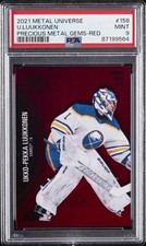 2021-2022 SKYBOX METAL UNIVERSE #158 UKKO-PEKKA LUUKKONEN 43/100 PSA 9