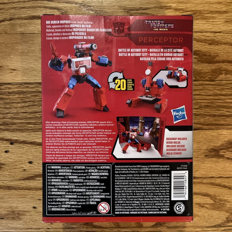 Transformers Studio Series 86 Perceptor New Sealed  - Image 2 of 4