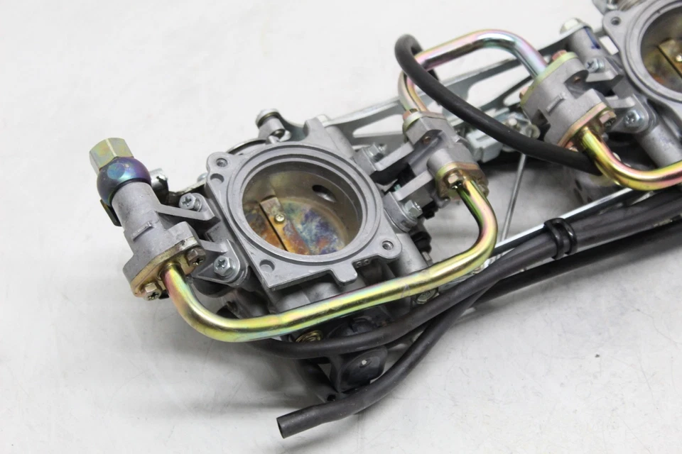 00-01 HONDA RVT1000R RC51 OEM INYECTORES DE COMBUSTIBLE PRINCIPALES / CUERPOS DEL ACELERADOR Foto 2 de 4