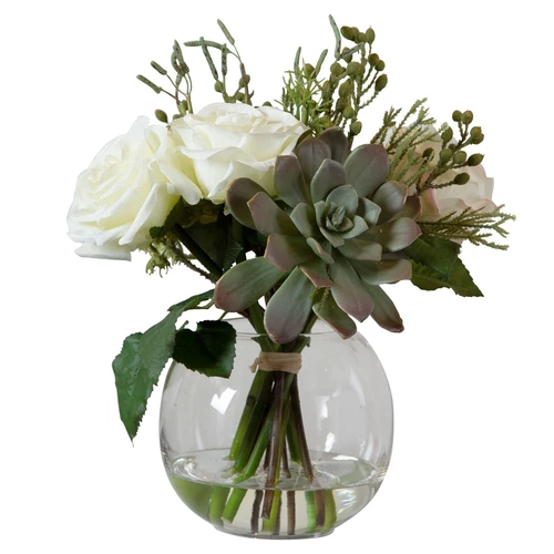 Uttermost Belmonte Floral Bouquet & Vase - Picture 1 of 1