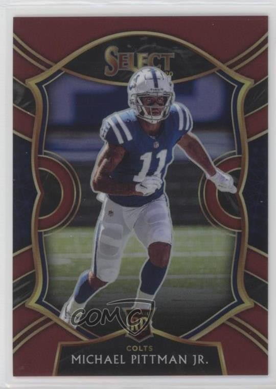 2020 Panini Select Concourse Maroon Prizm /149 Michael Pittman Jr #62 4p1