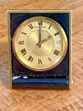 Rara Sveglia da Viaggio Jaeger-LeCoultre Memovox Carica Manuale 40x52mm Cassa Funzionante!