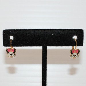 Disney Minnie Mouse Girl's 14 KGF Gold Filled Huggie Earrings