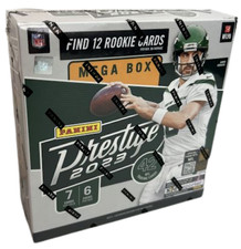 2023 Panini Prestige NFL Football Factory Sealed Mega Box 42 Cards
