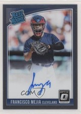 2018 Panini Donruss Optic Rated Rookie Signatures Francisco Mejia Auto wj4