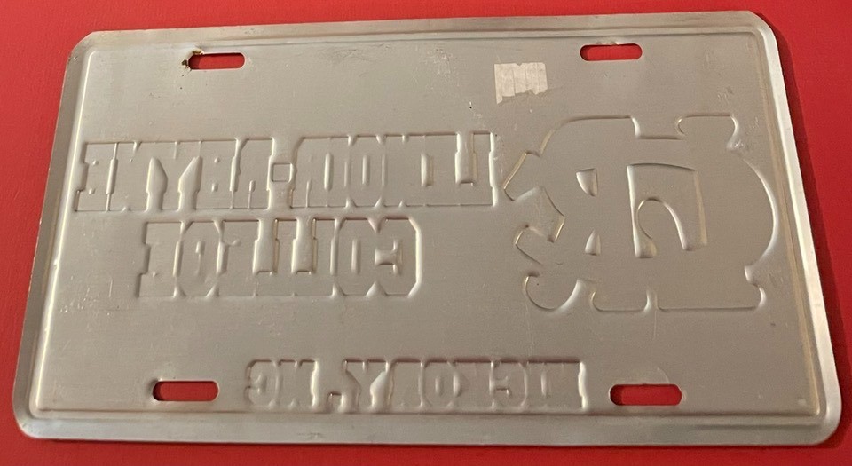 Lenoir Rhyne College Booster License Plate Hickory North Carolina