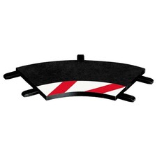 Carrera 20020551 Inside Shoulder Curve 1/60  3 , end Piece 2 Slot Car Track A