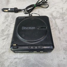 1990 Sony Discman D-2 Compact Portable CD Player With Mount Plate For Parts