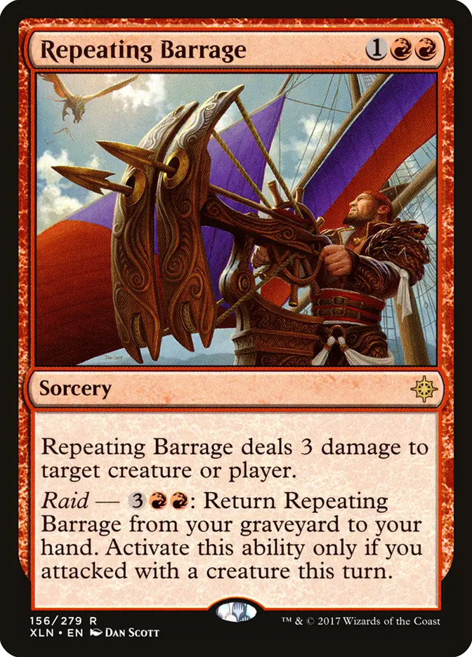 Repeating Barrage 156 R XLN MTG NM