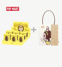 Pop Mart The Monster Good Luck To You-Phone Charm Whoe Set  Canvas Bag 1