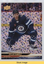 2024-25 Upper Deck Series 2 Rainbow Speckled Foil Dylan DeMelo #447 READ 3d2
