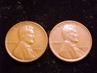 1933-P VF and 1933-D VF/XF  Lincoln Cents, a (2) Two Coin Lot.