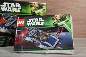 LEGO Star Wars 75022 Mandalorian Speeder 100% Complete Darth Maul Super Commando