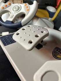Mad Catz MC2 Racing Wheel + Pedals Sega Dreamcast &ndash; Tested & Cleaned (Video)