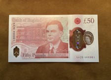 AA26 Prefix Bank Of England £50 Note In Uncirculated Mint Condition