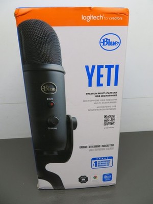 (USED) LOGITECH BLUE YETI USB MICROPHONE BIDIRECTIONAL MIDNIGHT BLUE A00132