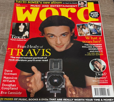 WORD Music Magazine Oct 2003 No. 8 Travis Eva Cassidy Massive Attack