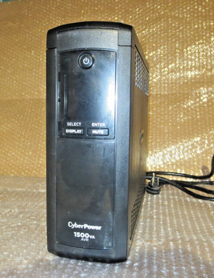 CyberPower CP1500AVRLCD 900W 1500VA Intelligent LCD UPS AVR - Black