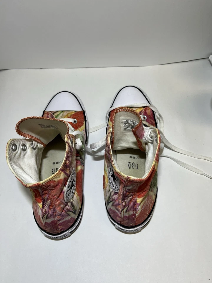 🔥Tênis Chuck Taylor All Star unissex lona toranja cano alto tamanho 8 - Imagem 4 de 4