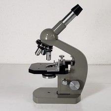 Tested Vintage Olympus Tokyo Monocular Microscope With 10X 40X 100X Objectives
