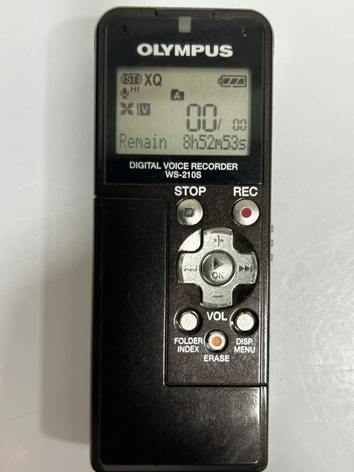 Olympus WS-210S (512 MB, 138.5 Hours) Handheld Digital Voice Recorder Brown Used - Image 2 of 4