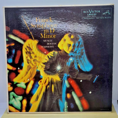 Franck Symphony D Minor Munch Boston Symphony 1958 RCA Victor LM-2131 Classical