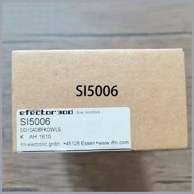 IFM Brand new industrial equipmet  flow monitor SI5006 (90-250v ac) Fully Tested