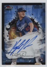 2024 Topps Finest Sky Blue Refractor 127/150 Kyle Hurt #FA-KH Auto 0w27