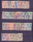 Argentina  166 fiscal-postal revenue 1890-1924 stamps for documents deafferents!