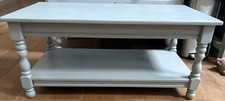 Grey Painted Wooden Coffee Table