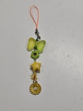 Cell Phone Charm Two-Tone Bow Star Flower Calla Lily Daisy Handmade