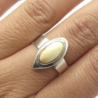 GEO ART 925 Sterling Silver Vintage Modernist Ring Size 7.5