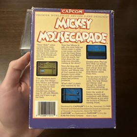 Mickey Mousecapade (Nintendo NES) Complete - Teated - Authentic